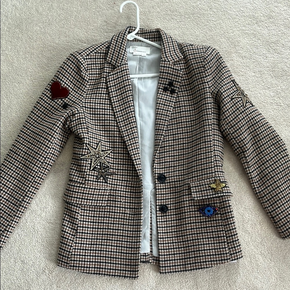 Funky Anthropologie Beaded Blazer!